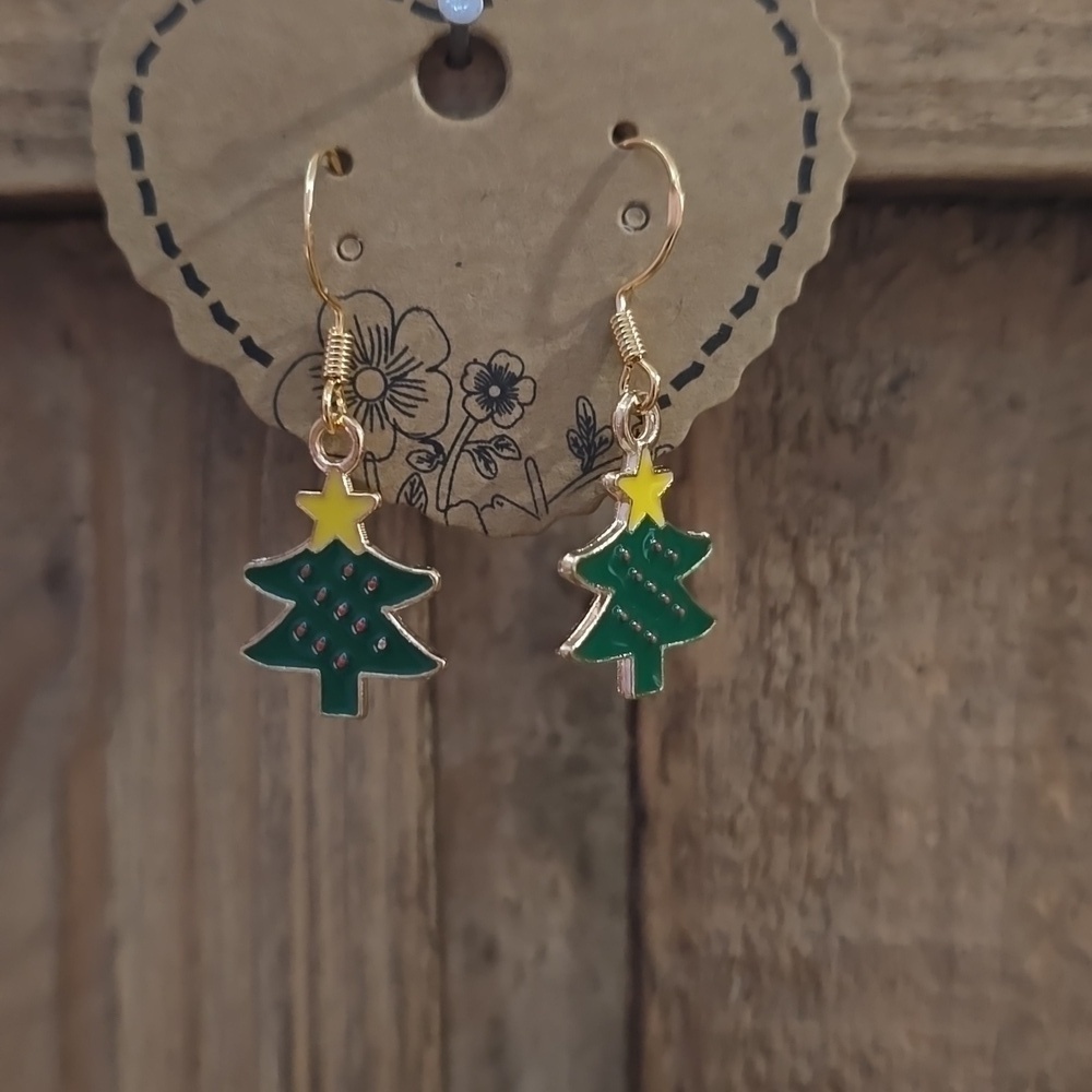 Christmas Tree Earrings